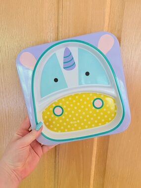 🤍Skip Hop zoo Unicorn Divided Plate 🤍